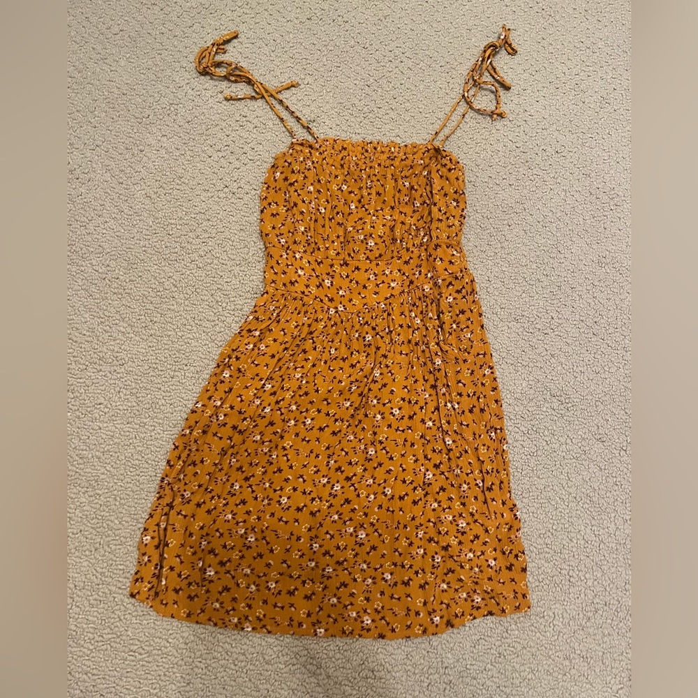 Yellow sun dress